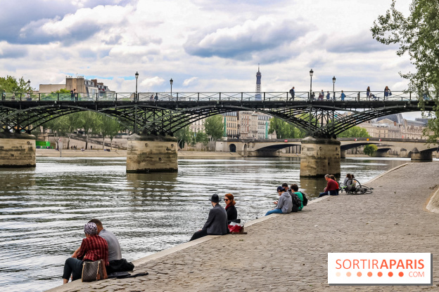 Visuel Paris quai de Seine, pont des arts