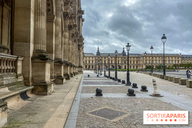 Visuel Paris vide confinement Louvre