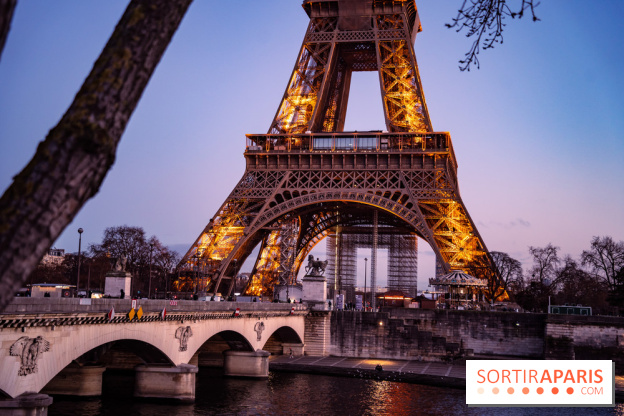 Visuel Paris Tour Eiffel nuit - pont d'Iéna
