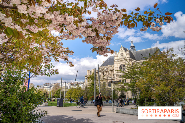 Visuel Paris Jardin Nelson Mandela Eglise Saint Eustache