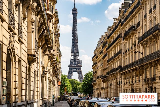 Visuel Paris Tour Eiffel rue