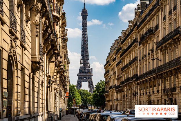 Visuel Paris Tour Eiffel rue