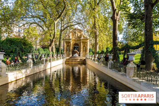 visuel Paris visuel  -  jardin du Luxembourg - automne - fontaine médicis