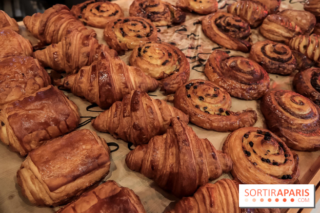 The French Bastards, la boulangerie-pâtisserie d'Oberkampf - croissant - pain au chocolat