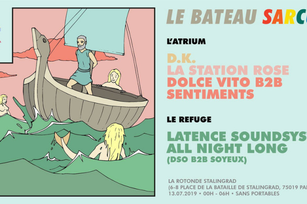 Le Bateau Sarcus à la Rotonde Stalingrad