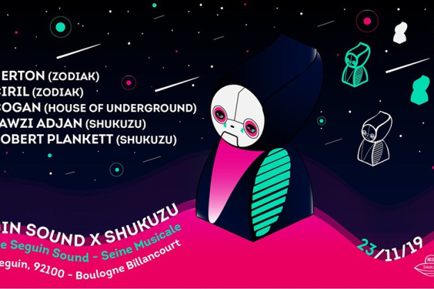 Shukuzu invite Zodiak & Cogan au club Seguin