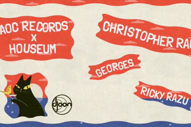 Houseum & AOC Records invitent Christopher Rau, Ricky Razu & Georges au Djoon