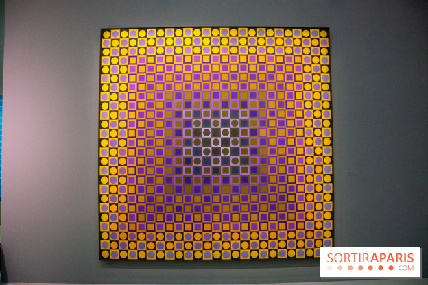 Exposition Vasarely Centre Pompidou, nos photos