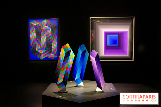 Exposition Vasarely Centre Pompidou, nos photos
