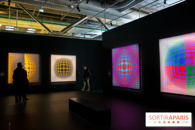 Exposition Vasarely Centre Pompidou, nos photos
