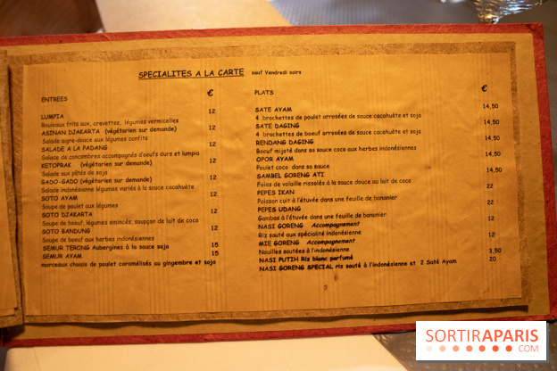 Djakarta-Bali, restaurant indonésien