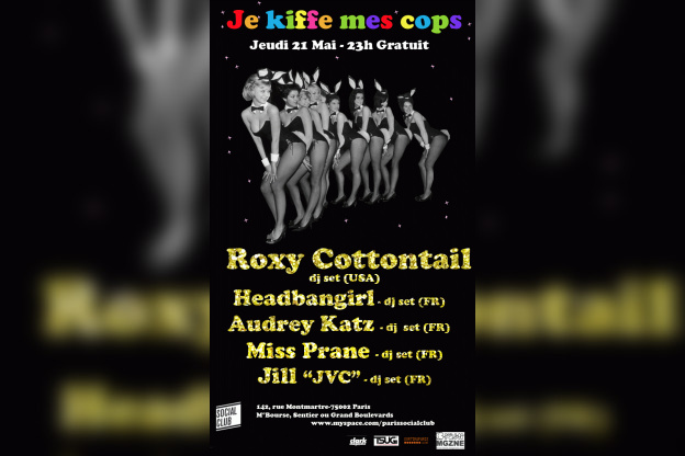 Je kiffe mes cops, Paris, Social Club, Headbanggirl