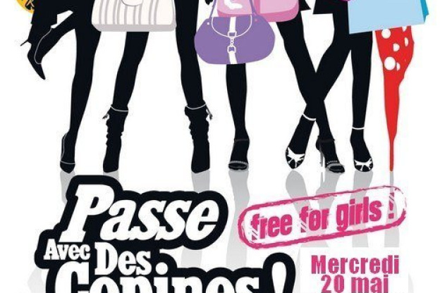 Passe avec des copines, Soirée, Paris, Clubbing, River's King