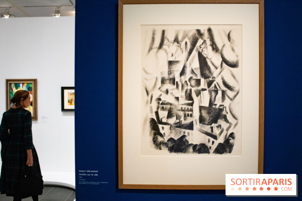 Fenêtre sur la ville, Robert Delaunay, 1925 - L'aventure du Cavalier Bleu au Musée de l'Orangerie