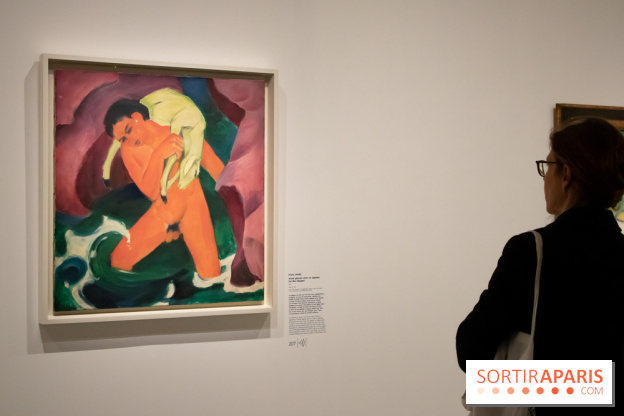 Jeune garçon avec un agneau, Franz Marc, 1911 - L'aventure du Cavalier Bleu au Musée de l'Orangerie