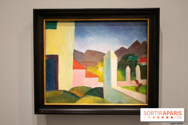 Paysage africain, August macke, 1914 - L'aventure du Cavalier Bleu au Musée de l'Orangerie