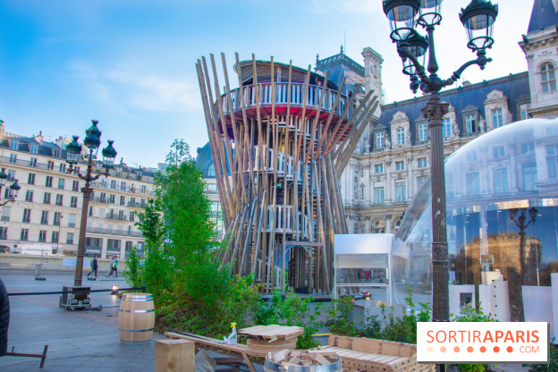 La forêt, une expérience à vivre sur le Parvis de l'Hôtel de Ville