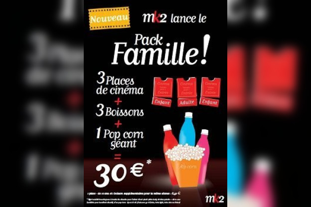 Pack Famille, MK2, Cinéma, Paris, Enfants