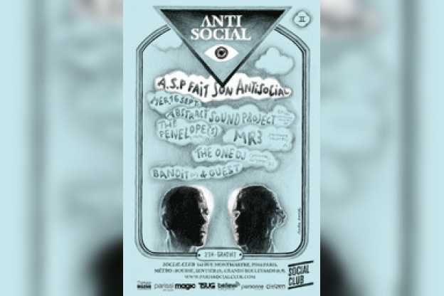 ASP, Antisocial, The Penelope(s), Citizen, Social, Soirée, Paris 