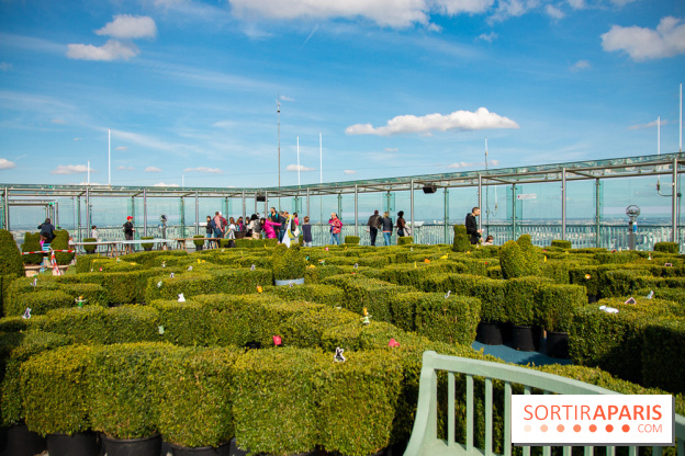 Chasse aux oeufs de Pâques sur le rooftop de la Tour Montparnasse : nos photos