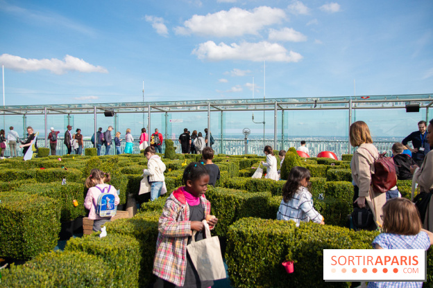 Chasse aux oeufs de Pâques sur le rooftop de la Tour Montparnasse : nos photos