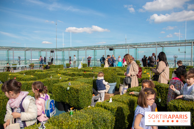 Chasse aux oeufs de Pâques sur le rooftop de la Tour Montparnasse : nos photos