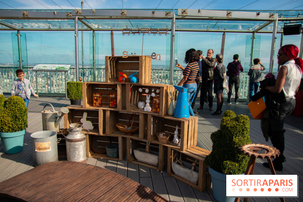 Chasse aux oeufs de Pâques sur le rooftop de la Tour Montparnasse : nos photos