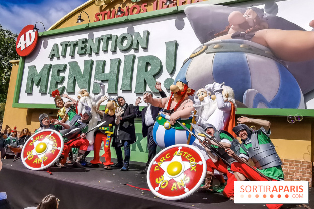 Inauguration Attention Menhirs ! et fête des 30 ans du Parc Astérix