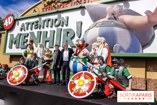 Inauguration Attention Menhirs ! et fête des 30 ans du Parc Astérix