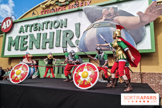 Inauguration Attention Menhirs ! et fête des 30 ans du Parc Astérix