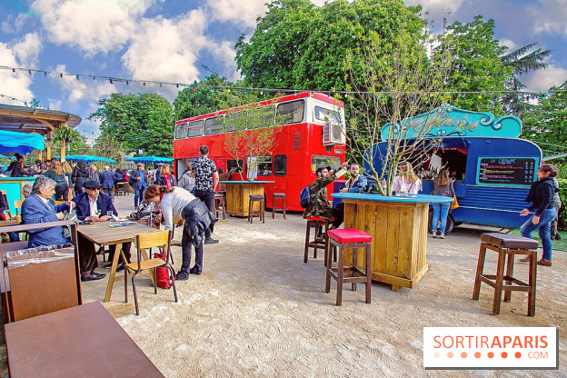 Poisson Lune : la terrasse éphémère sur le Parvis du Palais de la Porte Dorée