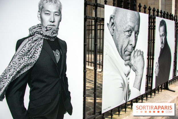 Expo Stéphane de Bourgies, Cinquante portraits de chefs, à la Mairie du 1er