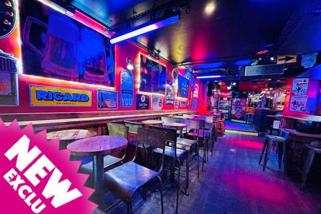 Un lieu inédit et festif : un pub / une discothèque et même un spekeasy bar (au même endroit)
