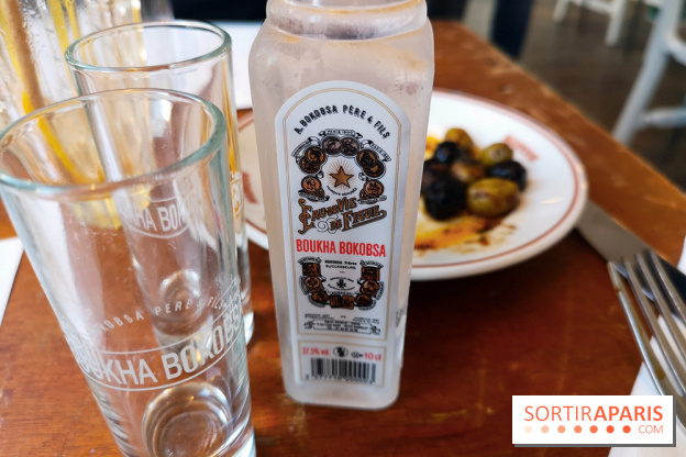 Mabrouk - La fameuse boukha Bokobza, l'amie des olives !