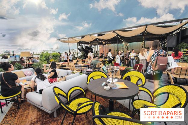 Créatures : le restaurant éphémère sur la terrasse des Galeries Lafayette, les photos