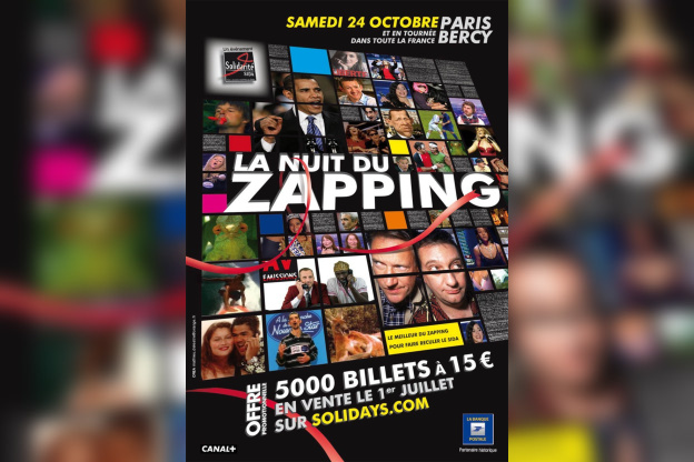 Nuit du Zapping, Zapping, Paris, Bercy, Solidarité Sida