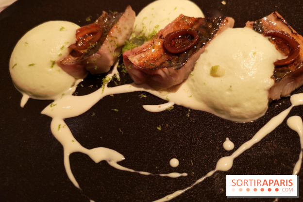 Restaurant Jacques Faussat - Maquereau au chalumeau, gelée pomme-estragon, raifort