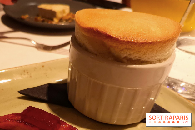 Restaurant Jacques Faussat - Le Soufflé banane, glace noix de coco