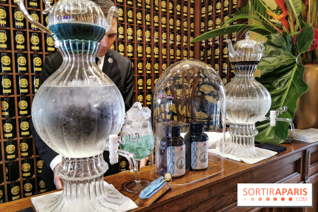 Thé glacé et éclair Cactus Bleu de Mariage Frères, les photos