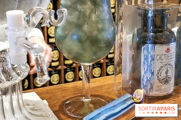 Thé glacé et éclair Cactus Bleu de Mariage Frères, les photos