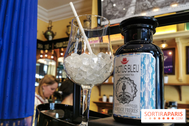 Thé glacé et éclair Cactus Bleu de Mariage Frères, les photos - flacon