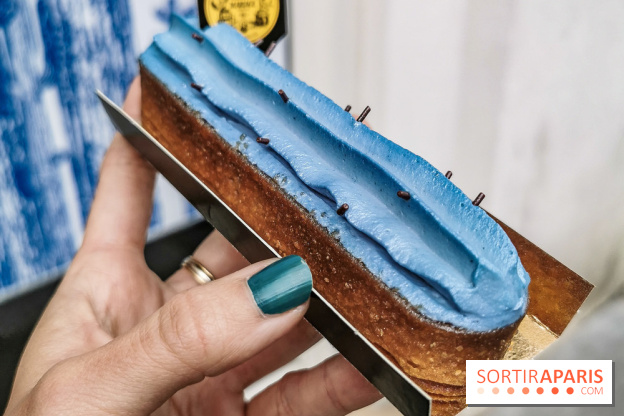 Thé glacé et éclair Cactus Bleu de Mariage Frères, les photos