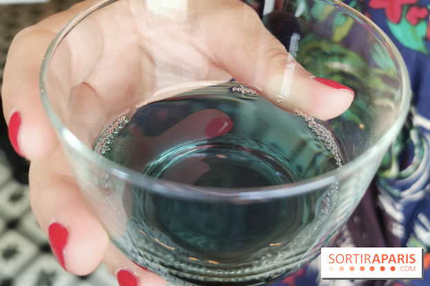 Thé glacé et éclair Cactus Bleu de Mariage Frères, les photos