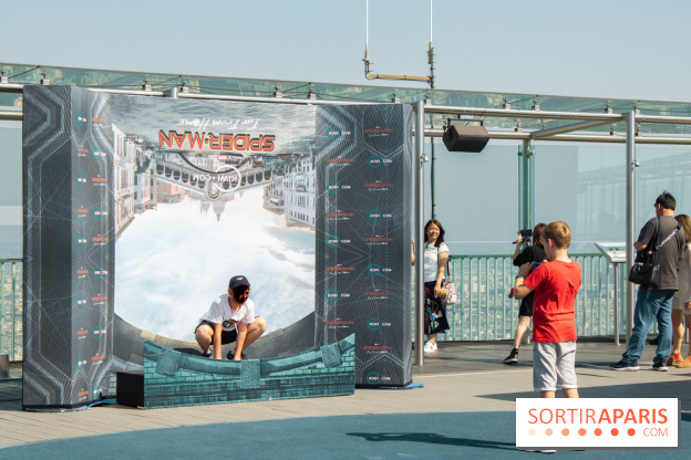 Les animations spider-man de la Tour Montparnasse