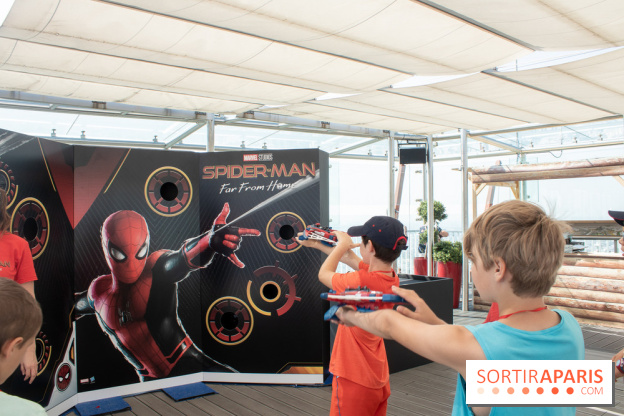 Les animations spider-man de la Tour Montparnasse