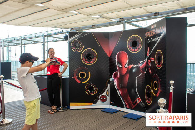 Les animations spider-man de la Tour Montparnasse
