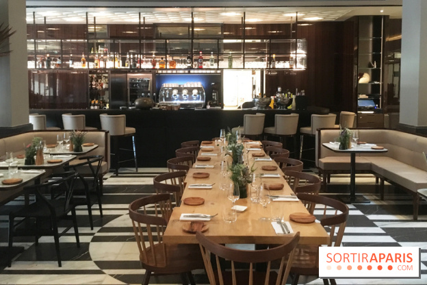 Intérieur de la Brasserie du Lutetia