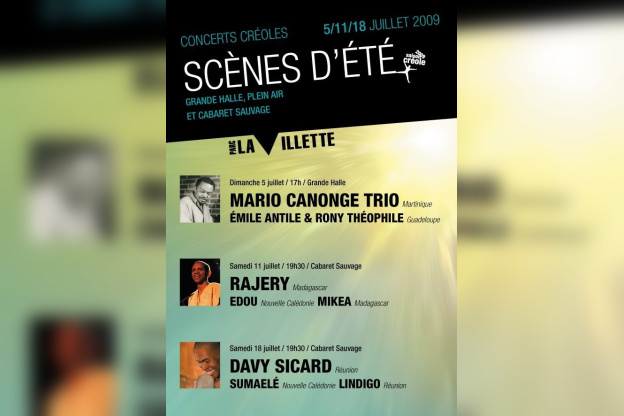 Scènes d'été, Villette, Grande Halle, Cabaret Sauvage, Paris
