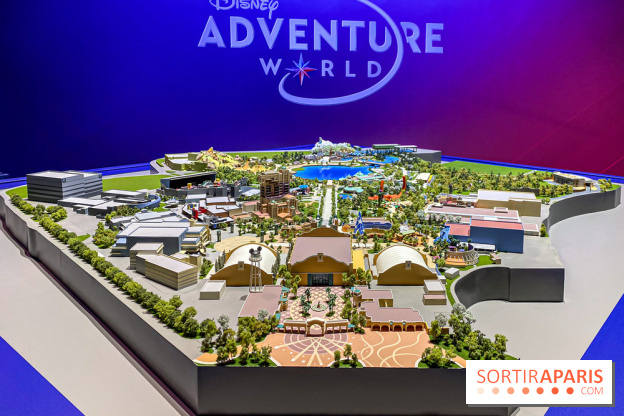 Visuels Disneyland Paris Disney Adventure World maquette
