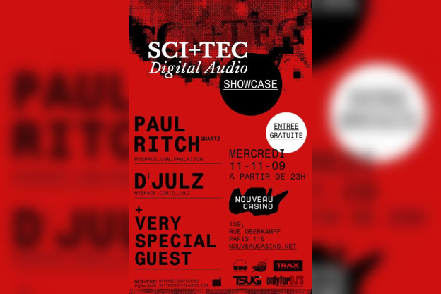 SCI, TEC, Showcase, Paul Ritch, D'Julz, Nouveau Casino, Soirée, Paris